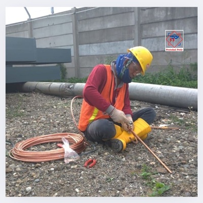 Proteksi Petir Terminasi Grounding Rod