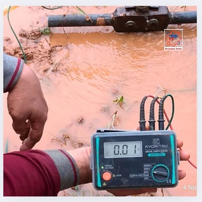 Proteksi Petir Tes Resistansi Grounding